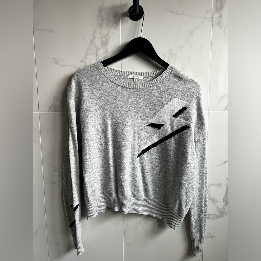 Z Supply lightning bolt sweater size medium